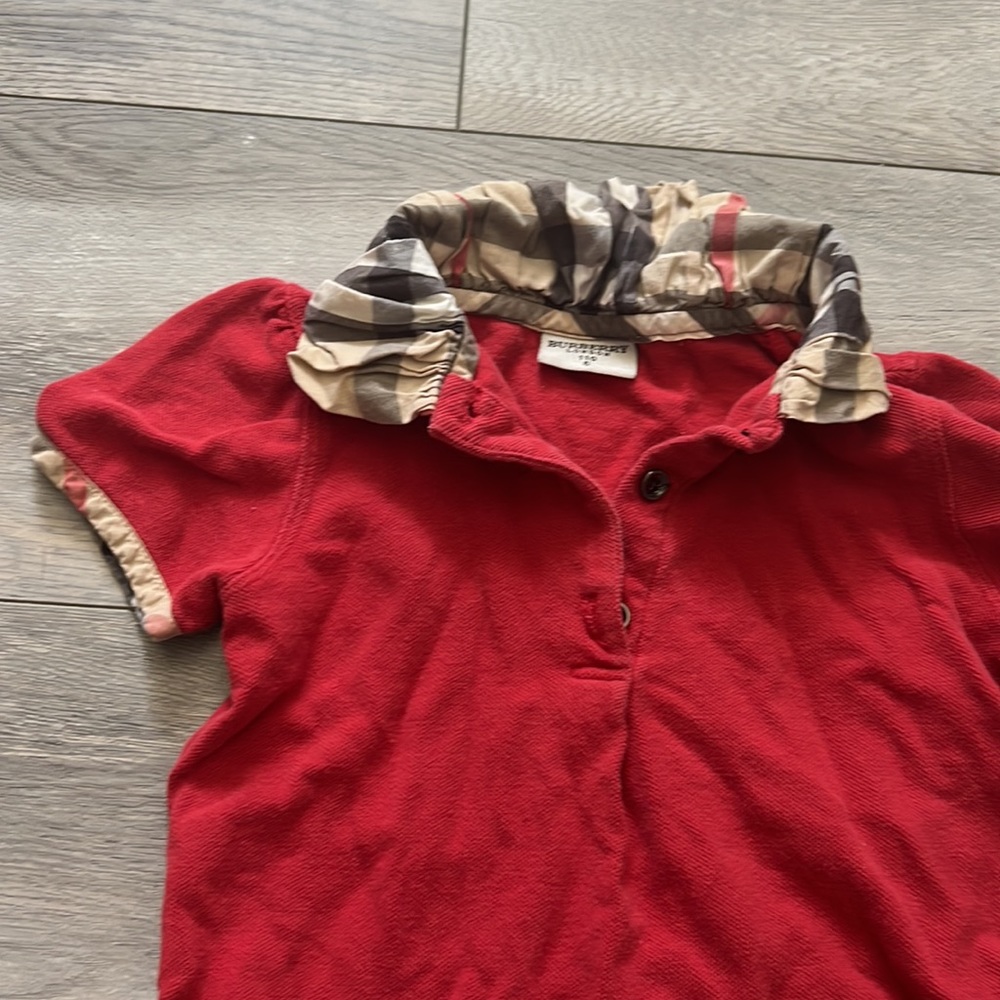 BURBERRY GIRL's TOP 3-4T - Picture 2 of 3
